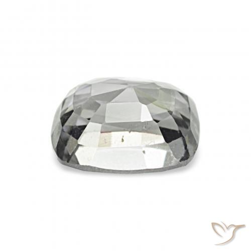 Spinello Grigio medio naturale da 0.88 ct, Cuscino, VVS-VS