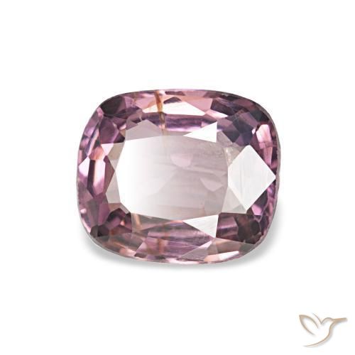 Spinello Viola medio naturale da 0.70 ct, Cuscino, VVS-VS