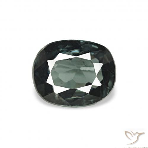 0.63ct Verde medio Spinello, Cuscino, VVS-VS