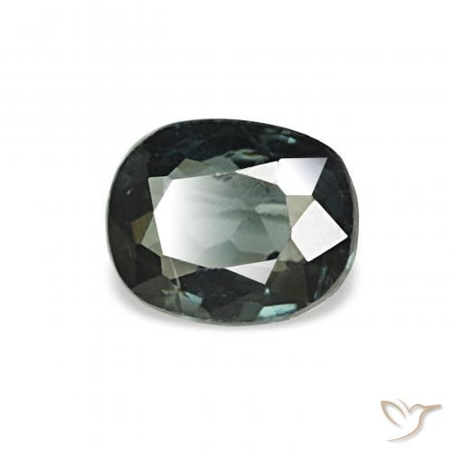 Spinello Verde medio naturale da 0.63 ct, Cuscino, VVS-VS