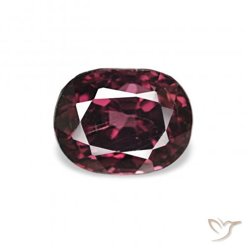 0.79ct Viola scuro Spinello, Cuscino, VS