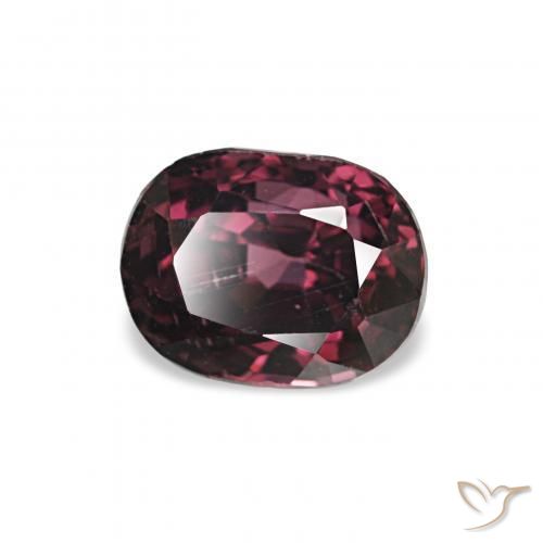 Spinello Viola scuro naturale da 0.79 ct, Cuscino, VS