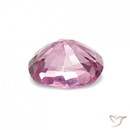 Spinello Rosa porpora reale naturale da 0.87 ct, Cuscino, VS