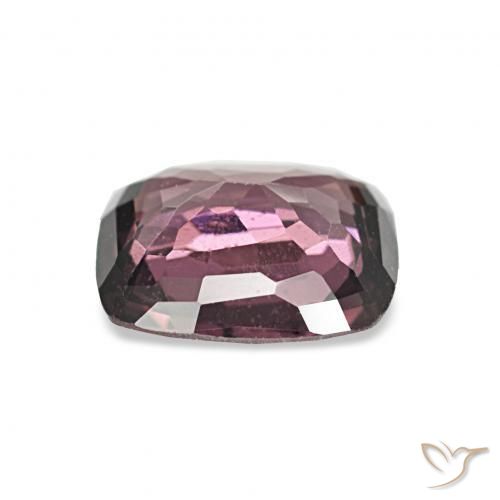Spinello Viola scuro naturale da 1.24 ct, Cuscino, VS