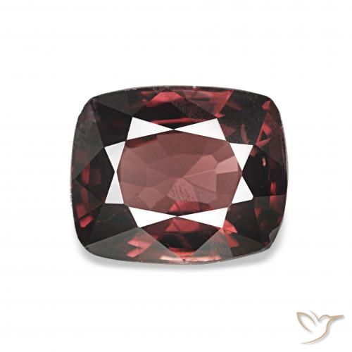 1.49ct Vino rosso Spinello, Cuscino, VVS-VS