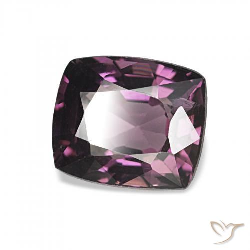 Spinello Viola scuro naturale da 1.82 ct, Cuscino, VVS-VS