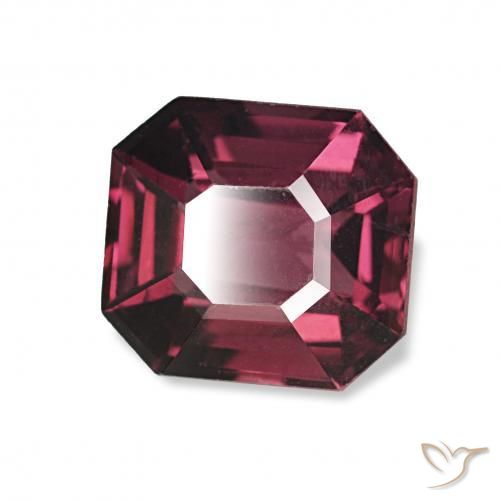 Spinello Viola scuro naturale da 1.73 ct, Ottagonale / Taglio smeraldo, VVS