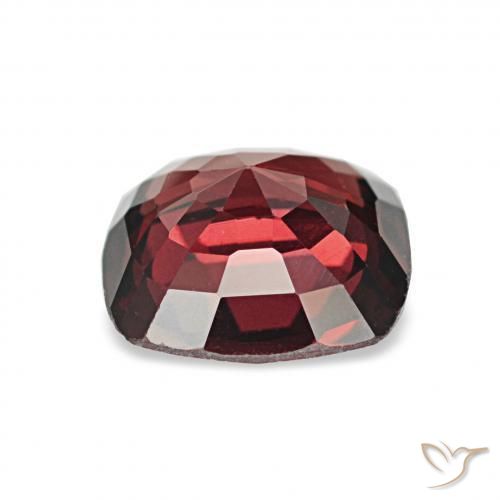 Spinello Rosso scuro naturale da 0.98 ct, Cuscino, VVS