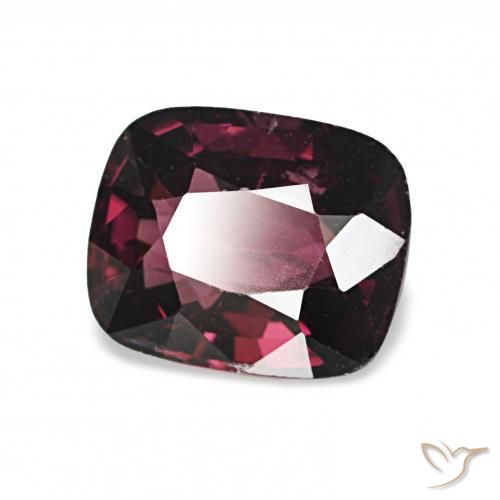 Spinello Viola scuro naturale da 1.14 ct, Cuscino, VVS
