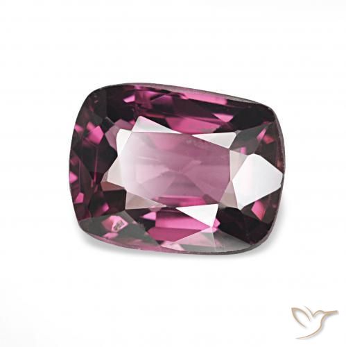 Spinello Rosso lampone naturale da 1.06 ct, Cuscino, VVS
