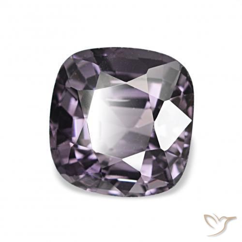 Spinello Viola scuro naturale da 1.64 ct, Cuscino, VS