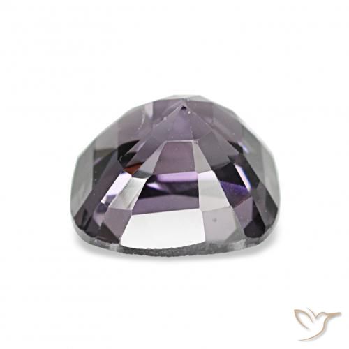 Spinello Viola scuro naturale da 1.64 ct, Cuscino, VS