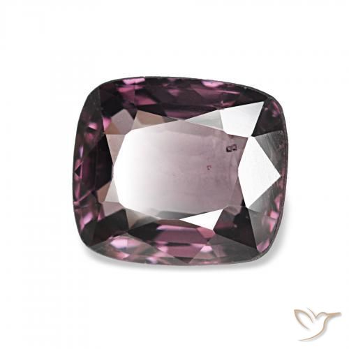 Spinello Viola scuro naturale da 1.76 ct, Cuscino, VS