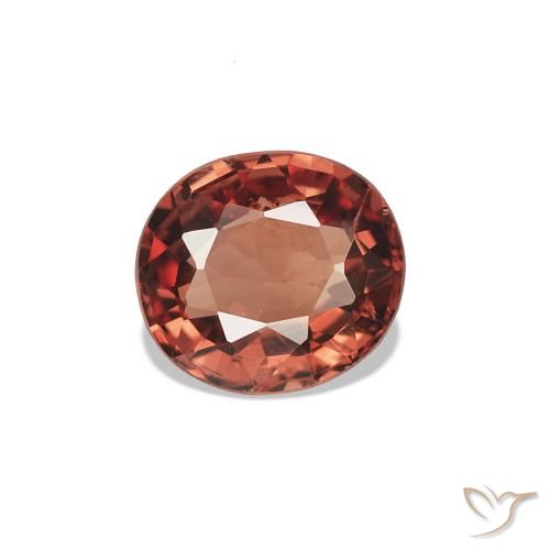 0.46ct Rosso rosa scuro Spinello, Ovale, VVS