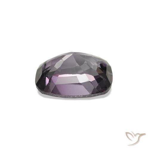 Spinello Viola Grigio naturale da 0.73 ct, Taglio a cuscino, VS