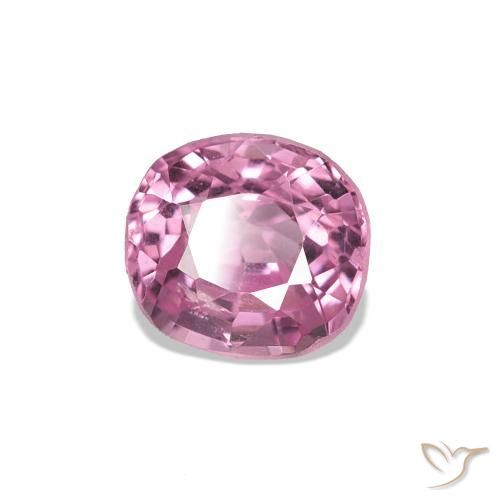 Spinello Rosa medio naturale da 0.58 ct, Taglio a cuscino, VS