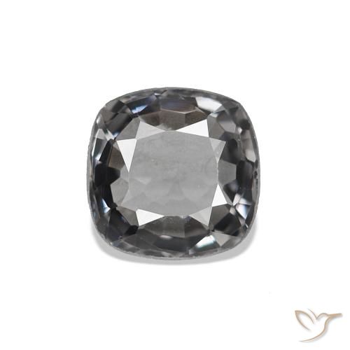Spinello Grigio medio naturale da 0.73 ct, Cuscino, VVS