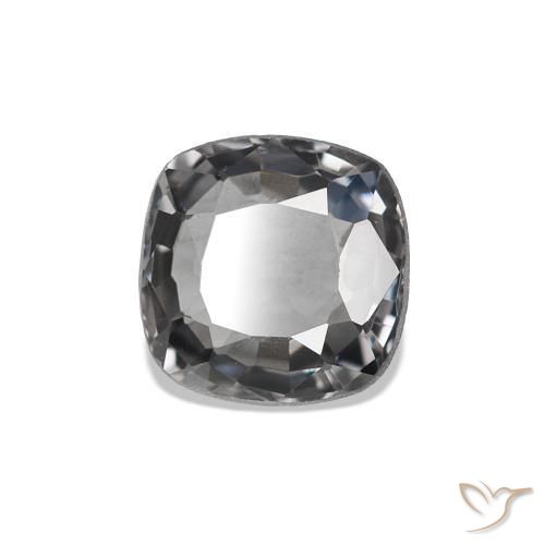 Spinello Grigio medio naturale da 0.73 ct, Cuscino, VVS