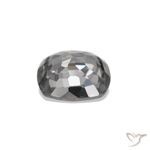 Spinello Grigio medio naturale da 0.73 ct, Cuscino, VVS