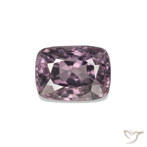 0.87ct Tono malva profondo Spinello, Cuscino, VVS