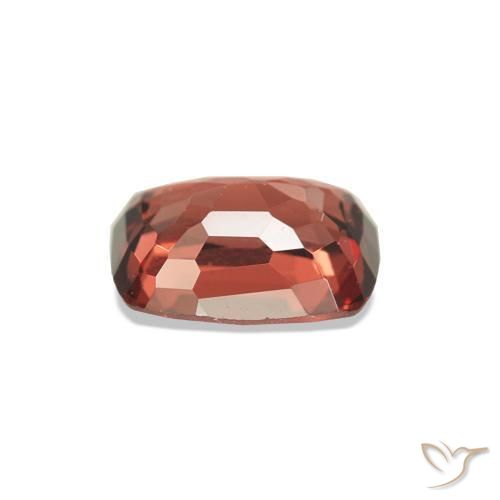 Spinello Rosso brillante naturale da 0.75 ct, Cuscino, VVS