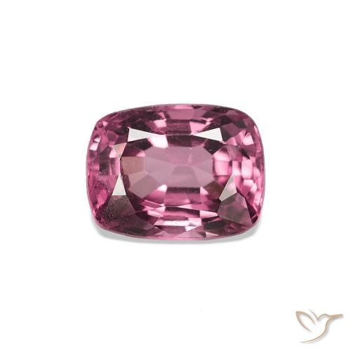 Spinello Rosa scuro naturale da 0.68 ct, Cuscino, VVS