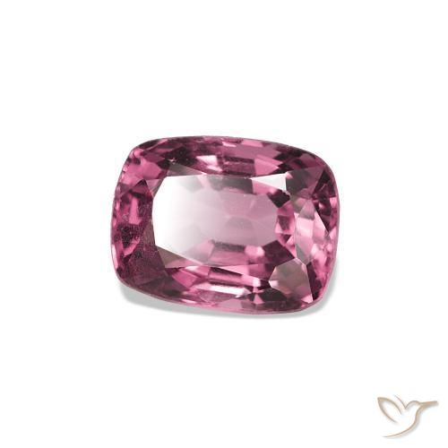 Spinello Rosa scuro naturale da 0.68 ct, Cuscino, VVS
