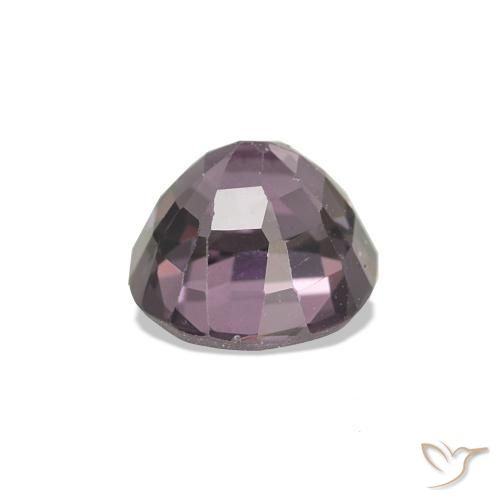 Spinello Medium Dark-Purple naturale da 0.77 ct, Rotondo, VVS-VS