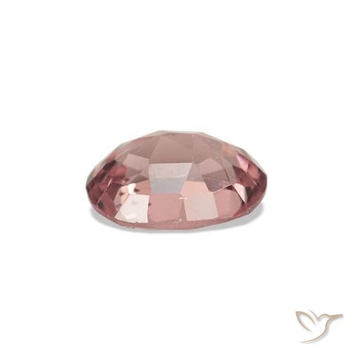Spinello Rosso mattone chiaro naturale da 0.64 ct, Taglio ovale, VVS-VS