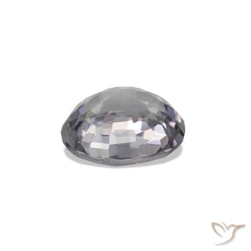 Spinello Corazzata Grigia naturale da 0.71 ct, Taglio ovale, VVS-VS