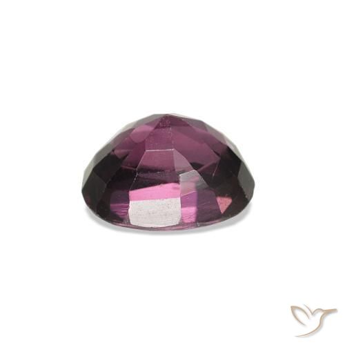 Spinello Viola scuro naturale da 0.68 ct, Ovale, VVS-VS