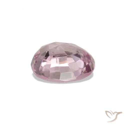 Spinello Viola rosato chiaro naturale da 0.67 ct, Taglio ovale, VVS-VS