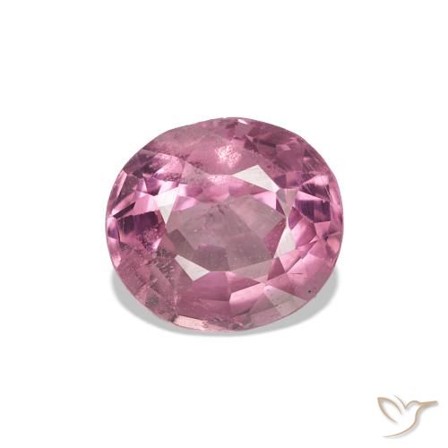 Spinello Rosa hot naturale da 0.77 ct, Ovale, VS