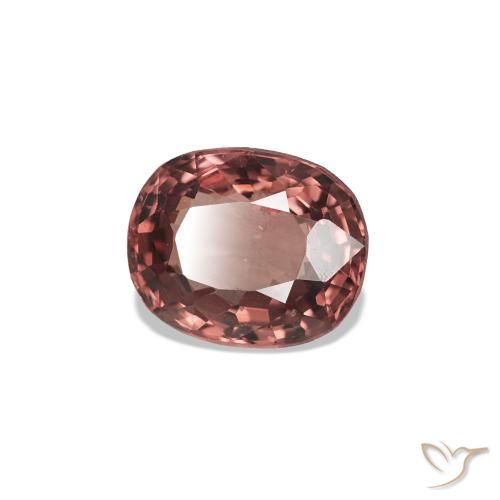 Spinello Rosso scuro naturale da 0.52 ct, Cuscino, VVS-VS