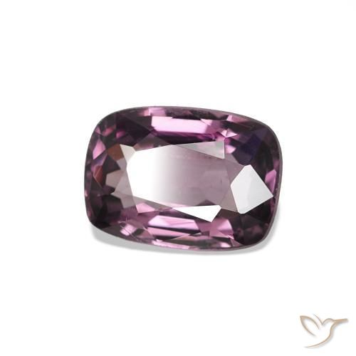 Spinello Viola scuro naturale da 0.83 ct, Taglio a cuscino, VS