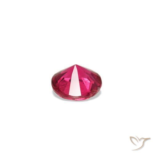 Spinello naturale rosa da 0,09 ct, taglio rotondo, VS-SI