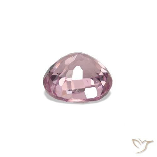 Spinello Rosa chiaro naturale da 0.59 ct, Taglio rotondo, VVS-VS