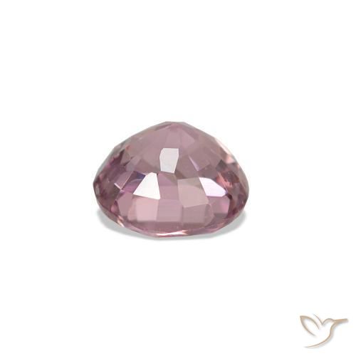 Spinello Rosa chiaro naturale da 0.57 ct, Taglio rotondo, VS