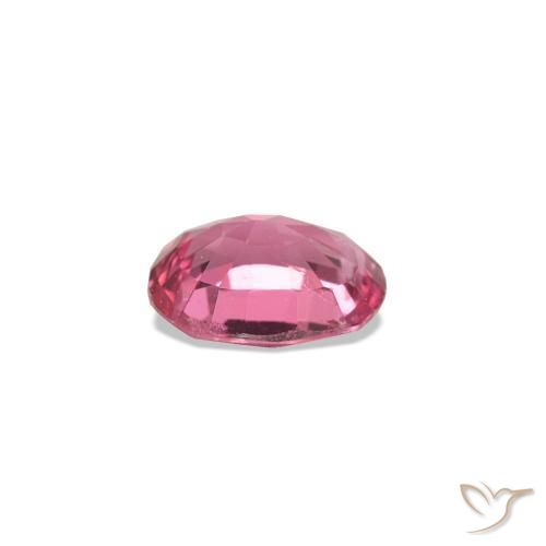 Spinello Rosso tendente al rosa naturale da 0.30 ct, Taglio ovale, VS