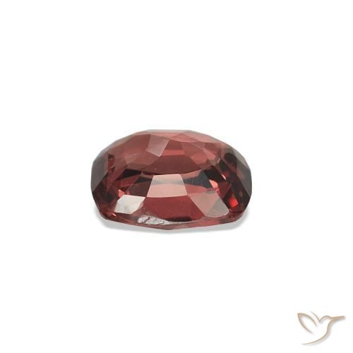 Spinello Rosso scuro naturale da 0.71 ct, Taglio a cuscino, VS