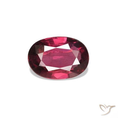 0.59ct Rosso scuro Spinello, Ovale, VS