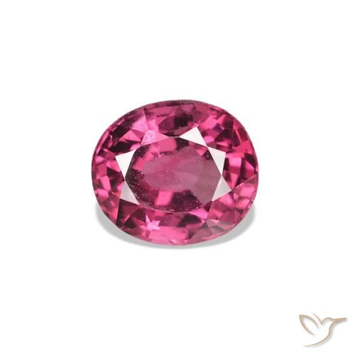 0.67ct Rosso lampone Spinello, Ovale, VS