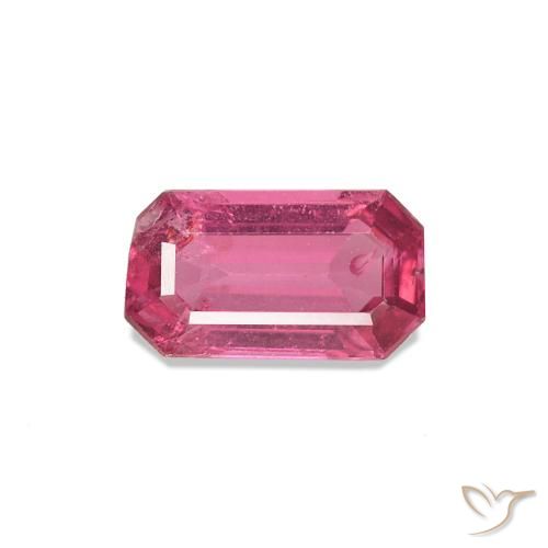 0.56ct Rosa scuro Spinello, Taglio smeraldo, VS-SI