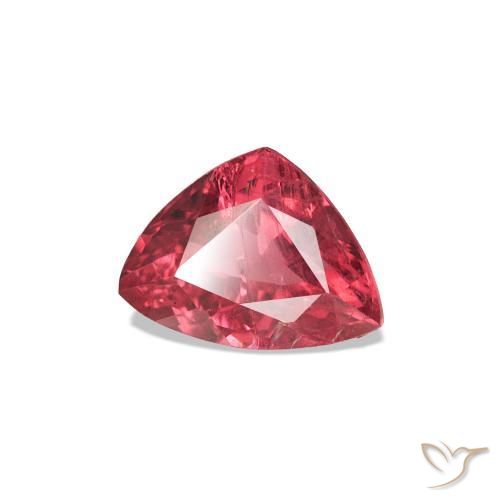 Spinello Rosa intenso naturale da 0.89 ct, Taglio trillion, VS-SI