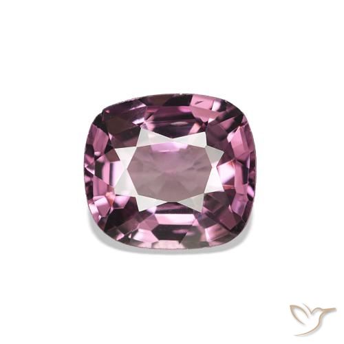 Spinello Medium Dark-Purple naturale da 0.90 ct, Taglio a cuscino, VS