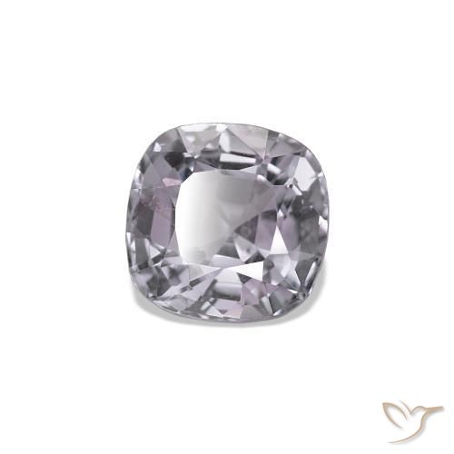 Spinello Medium Dark-Grey naturale da 0.80 ct, Taglio a cuscino, VS