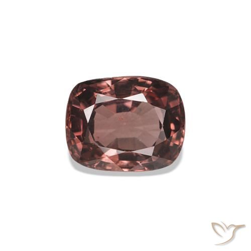 1.11ct Rosso scuro Spinello, Cuscino, VS