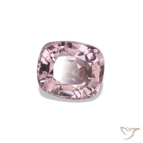 Spinello Rosa grigiastro naturale da 1.16 ct, Taglio a cuscino, VS