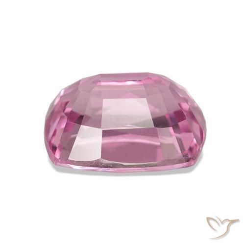 Spinello Rosa intenso naturale da 3.09 ct, Taglio a cuscino, VVS-VS
