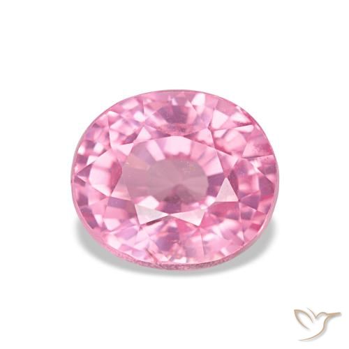 Spinello Rosa hot naturale da 2.02 ct, Taglio ovale, VS